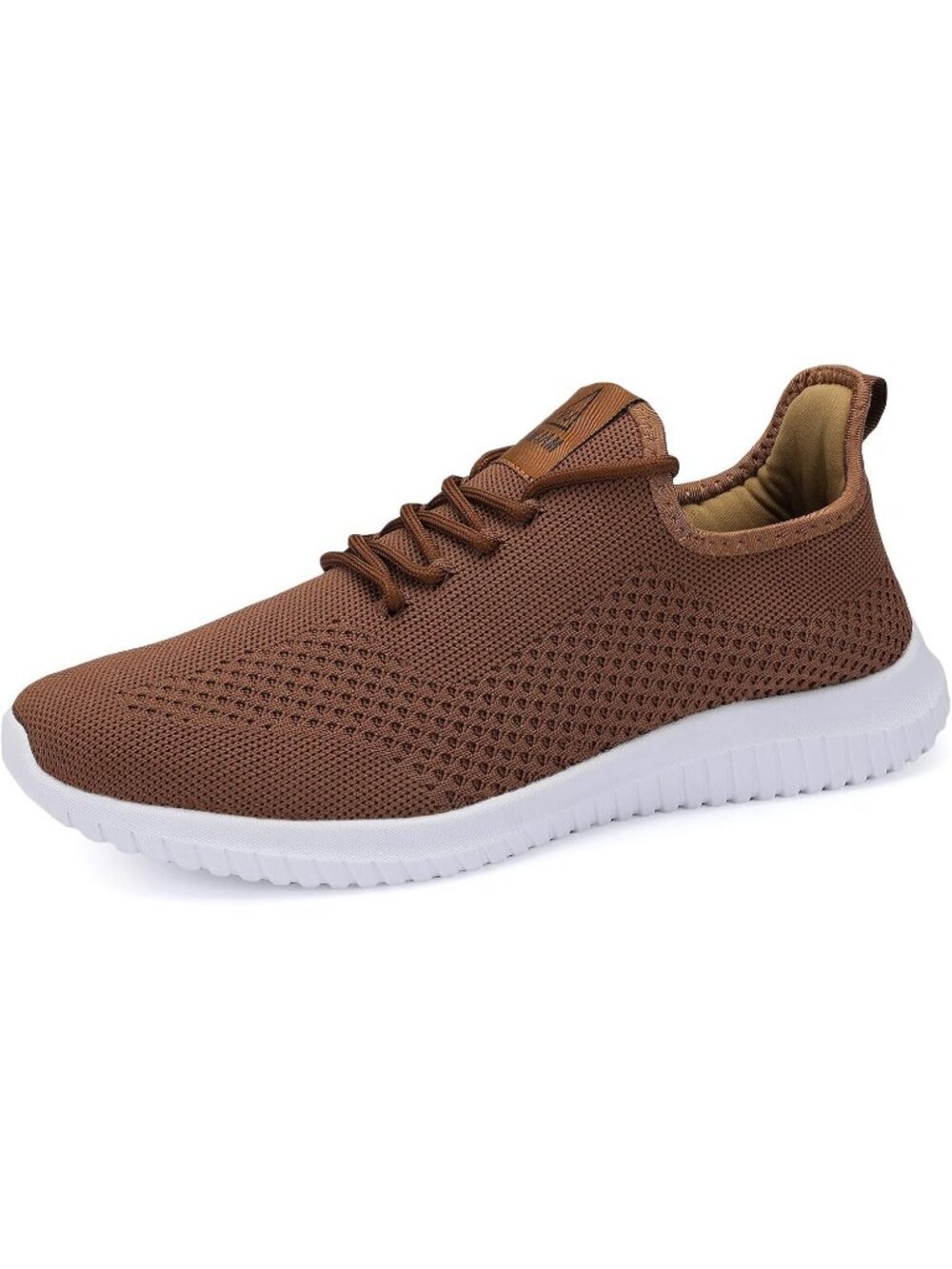 Men's Brown Mesh Ultra Lightweight Breathable Non Slip Athletic Fashion Sneaker